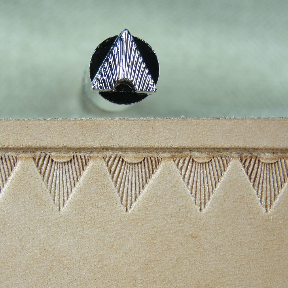 Leather Stamping Tool - #G614 Triangle Border Stamp