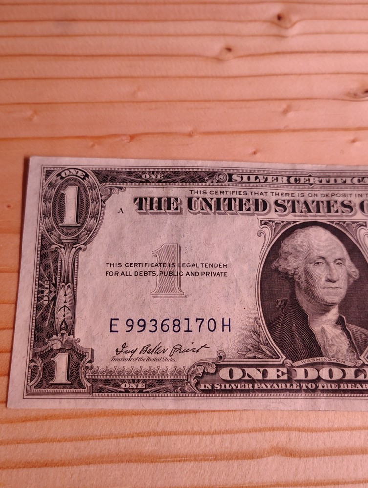1935E 1.00 Silver Certificate Free Shipping