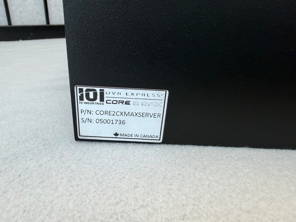 IO Industries DVR Express Core 2 MAX Server | Expandable Multi-Camera System