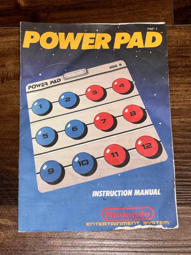 Power Pad Controller Nintendo NES Instruction Manual Only
