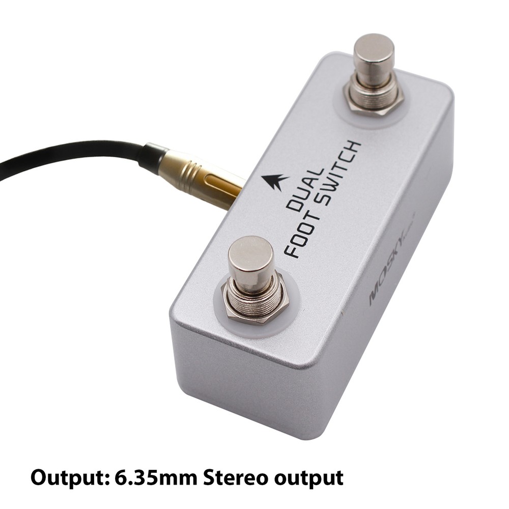 MOSKYAUDIO Dual Footswitch Amp Channel Footswitch Locking Function U3D8