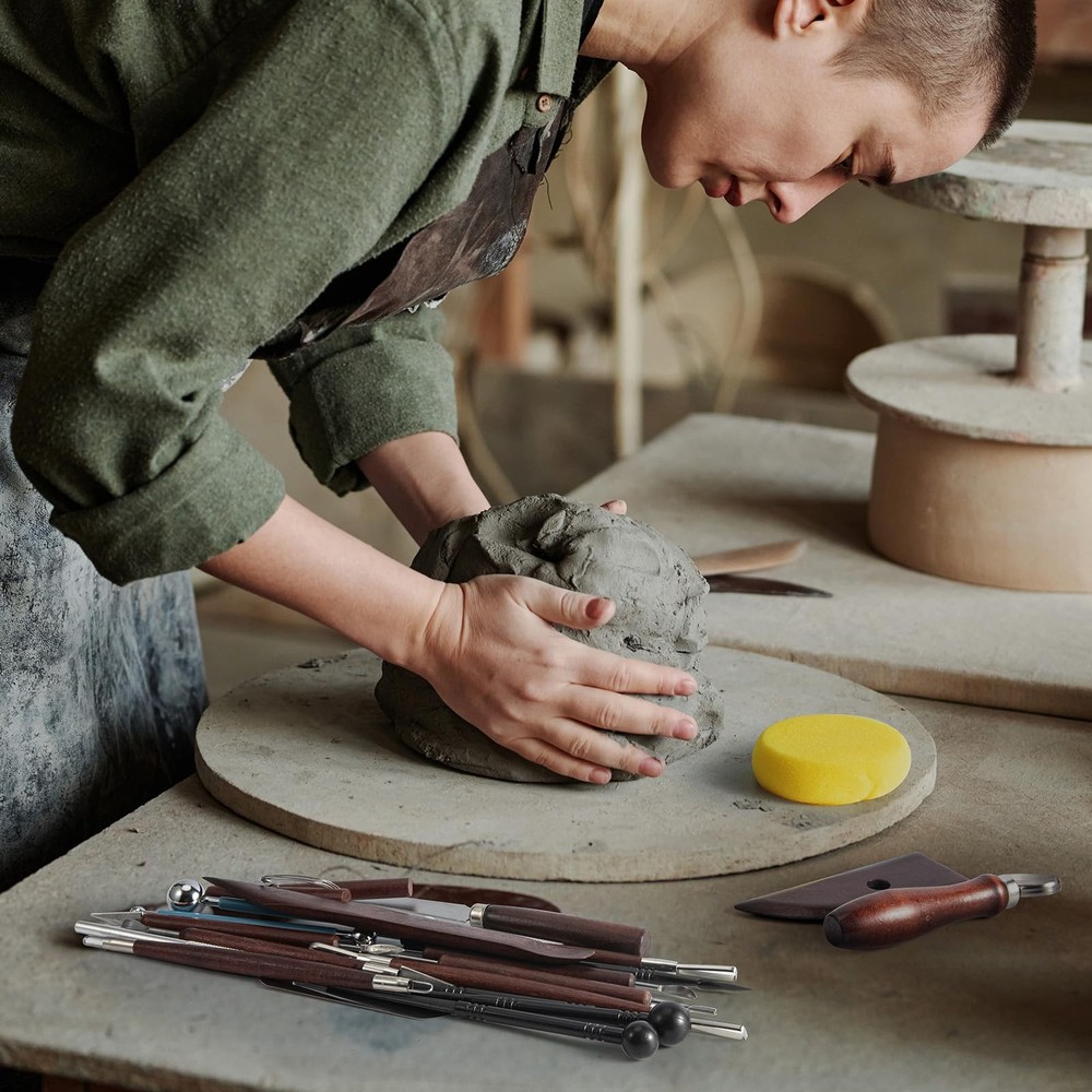 23PCS Clay Tools Sculpting, Ceramic & Pottery Modeling Tool, Ceramics Tools