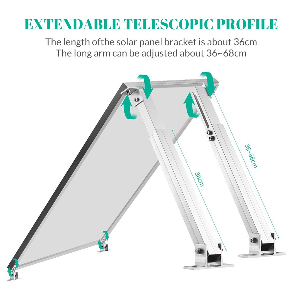 Solar Panel Triangle Angle Mounting Brackets Solar Panel Tilt Mount Bracket US