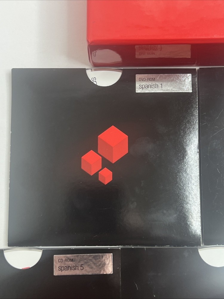 Fluenz Learn Spanish Español Language Complete 10 Disc PC/laptop + Audio CD Set