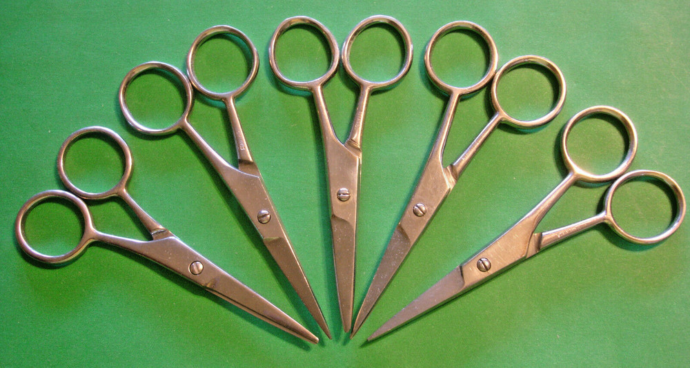 5 pair Very Sharp Multi-Purpose Craft Sewing School Scissors ProSharp Guaranteed