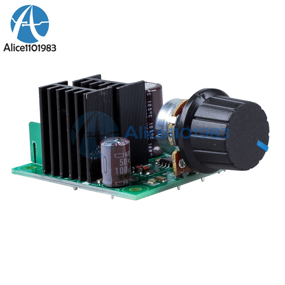 5PCS 12V~40V 10A PWM DC Motor Speed Control Switch Controller Regulator Dimmer