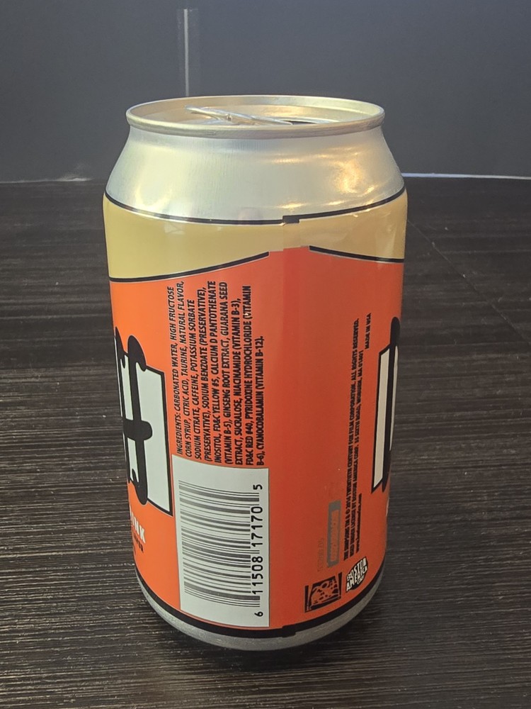 Duff Energy drink can - EMPTY- The Simpsons