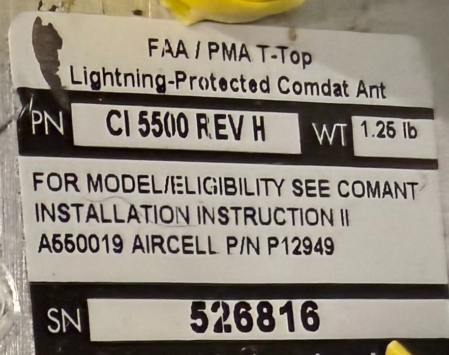 Antenna P12949 Removed Working