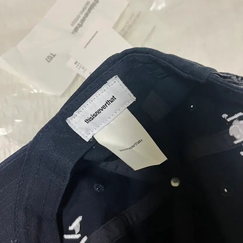 Disappear Never Dead Navy Cap ISN Logo