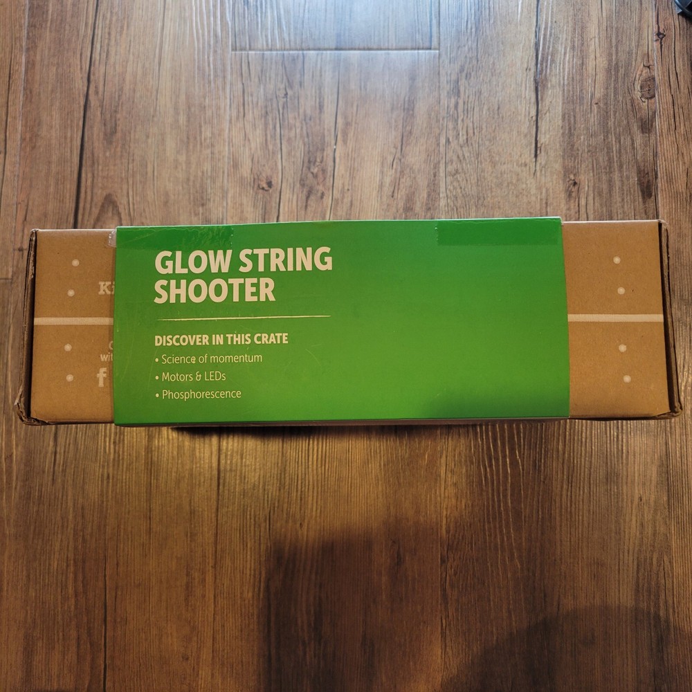 Never Used - KiwiCo DIY Glow String Shooter - Electronics & Physics Educational