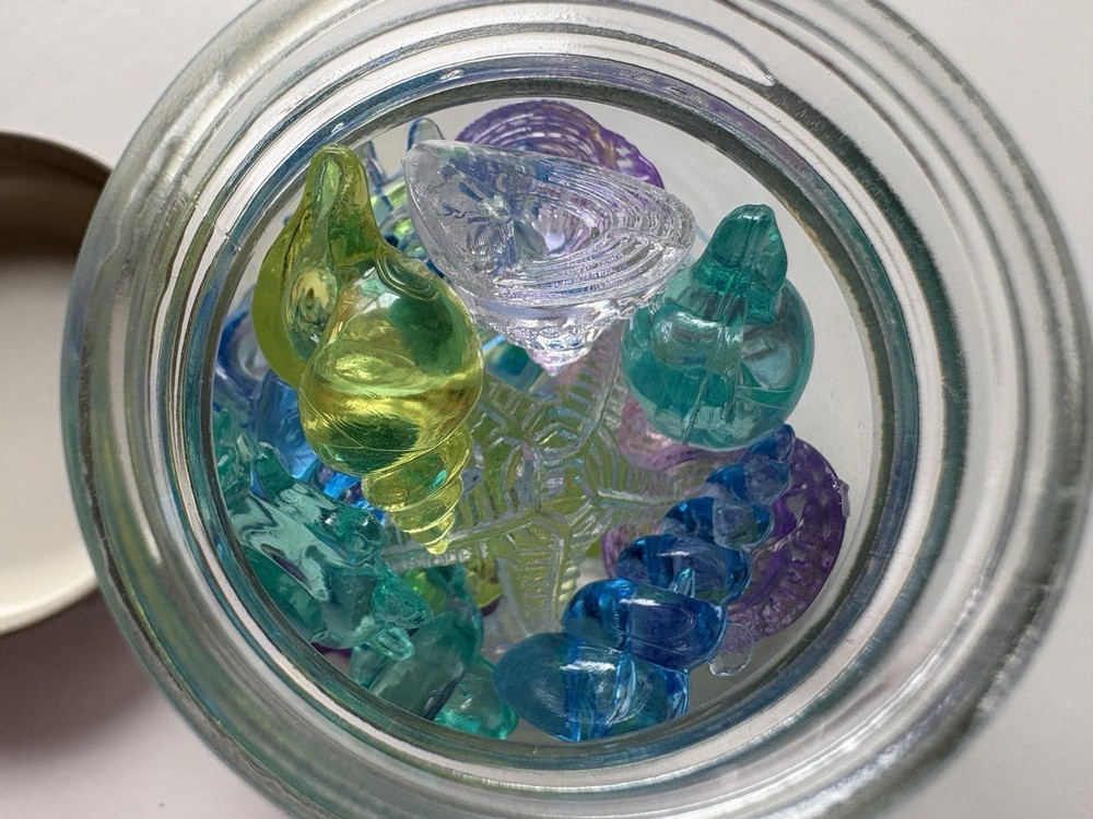 Small Decorative Jar With Sea Shells