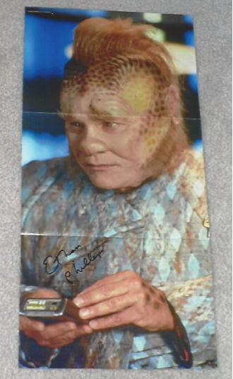 Ethan Phillips - signed Star Trek VOY poster