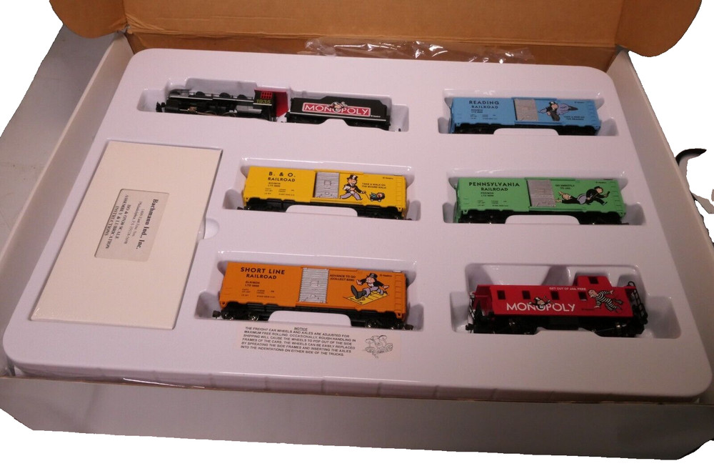 1998 Monopoly Train Set Bachmann Trains