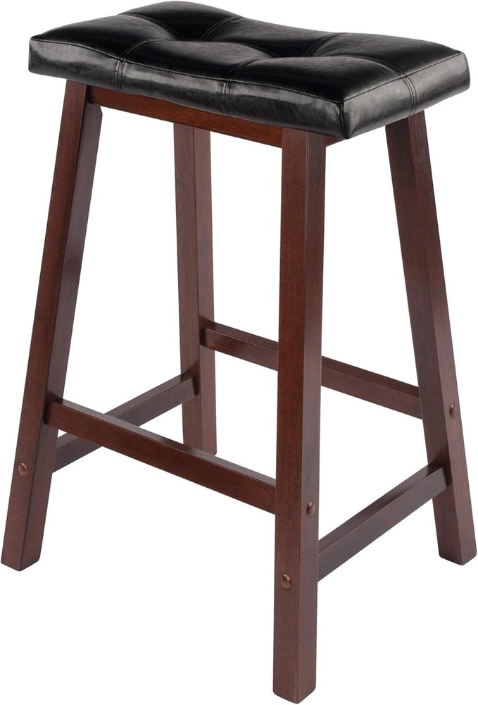 NEW Mona Stool, 24", Antique Walnut