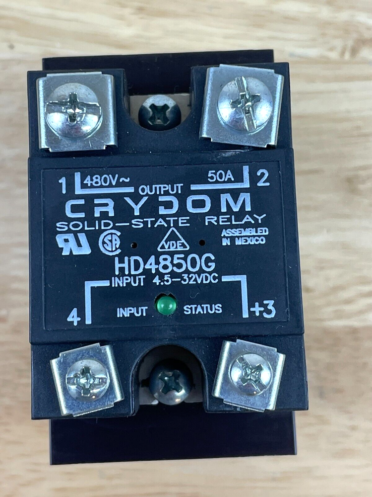 Crydom HD4850G Solid-State Relay, 4.5 - 32 VDC