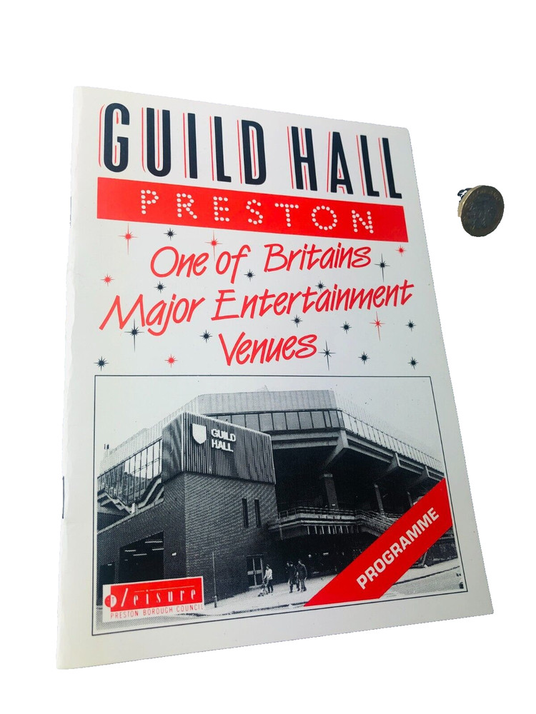 Theatre Program Guild Hall Preston Vintage ra