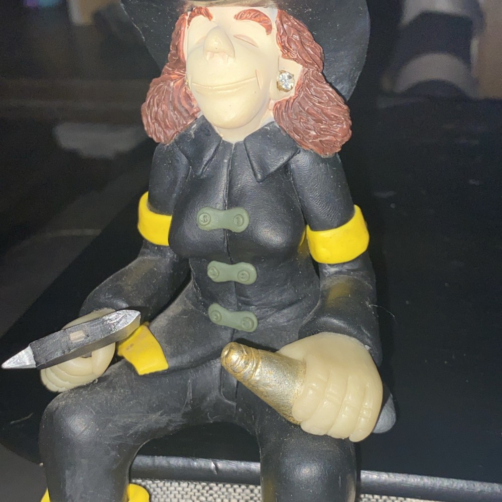 Fire Dept. Female Shelf Sitter