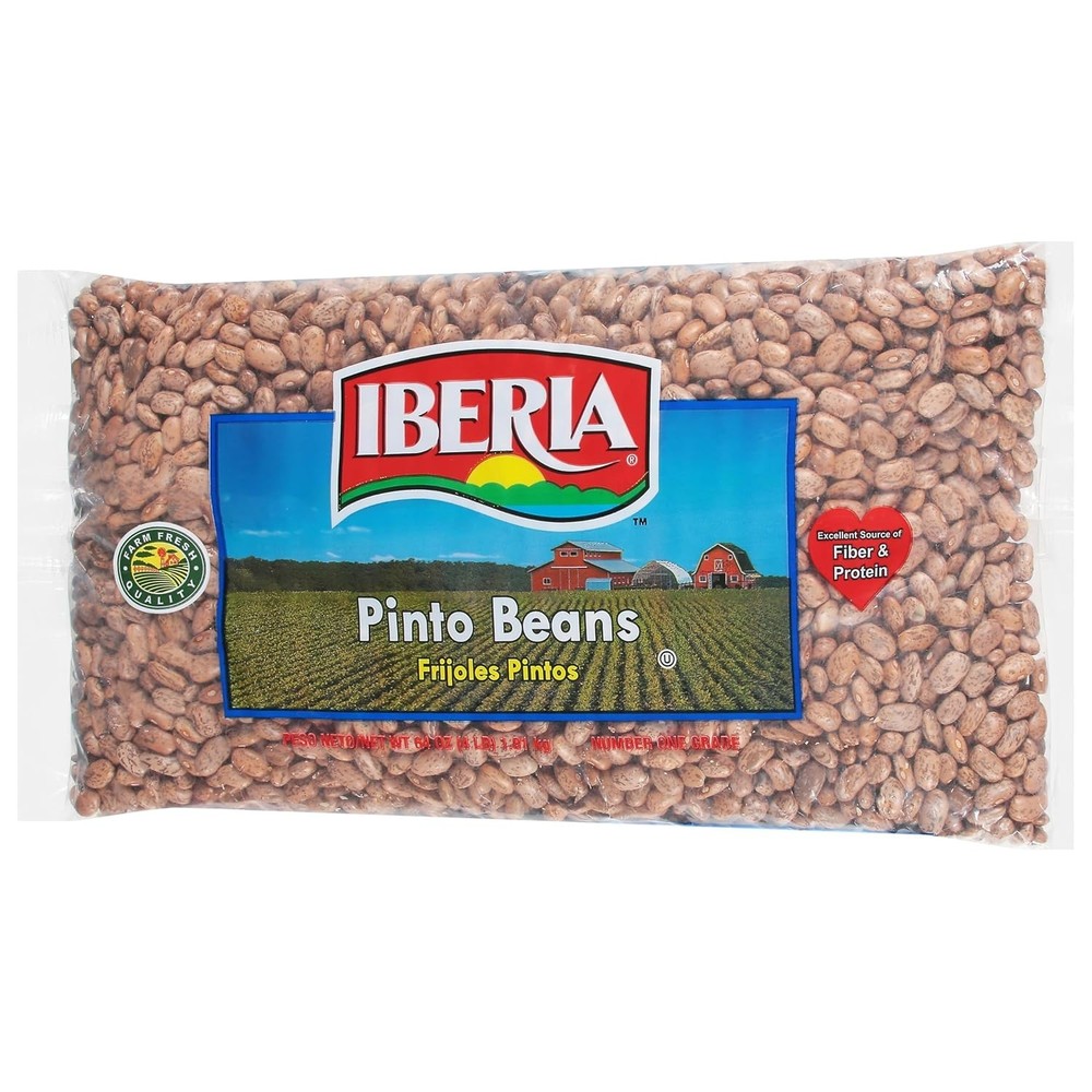 4 lb Pinto Beans - Nutritious, Plant-Based Protein for Savory Dishes