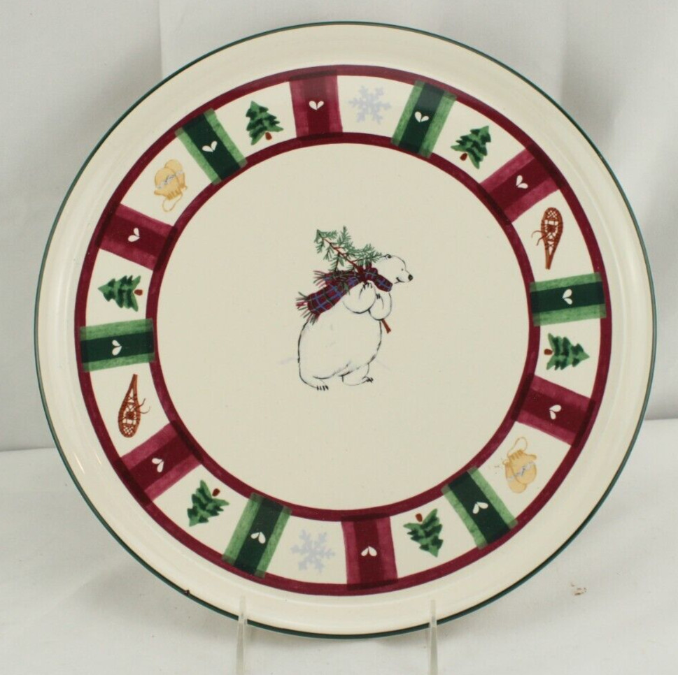 Pfaltzgraff Snow Bear 12" Round Platter with Original Tags