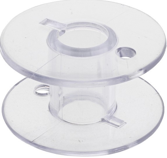 50 Pack Clear Plastic Sewing Machine Bobbins Class 15
