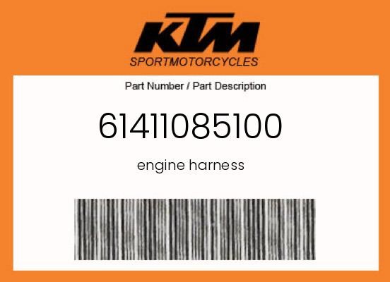 KTM Genuine Engine Harness - 61411085100