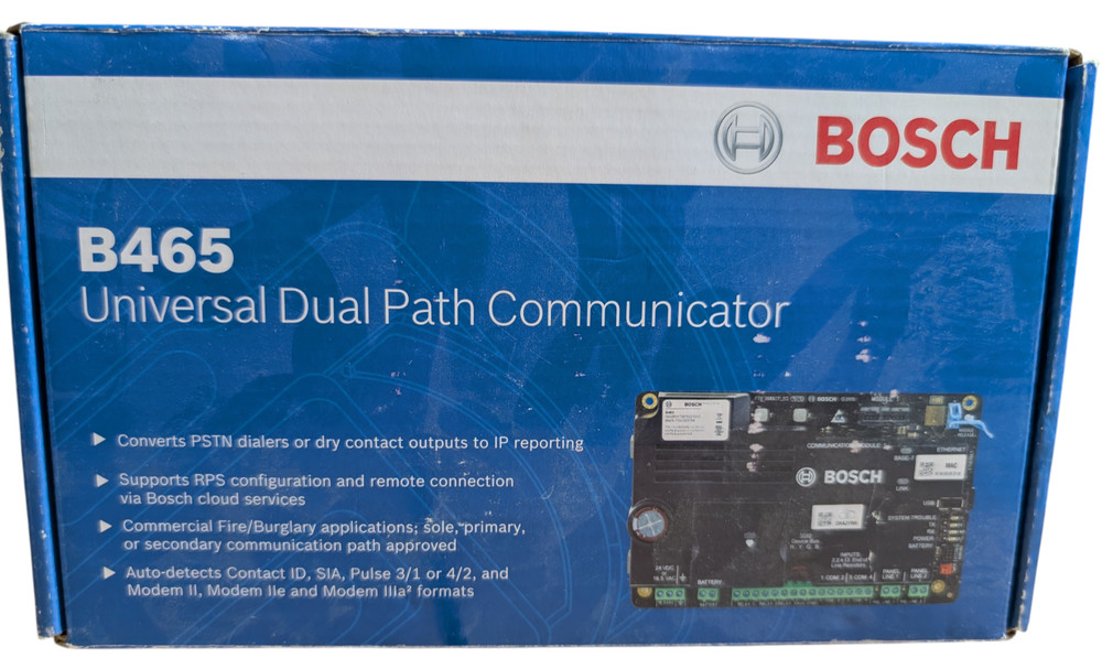 BOSCH B465 UNIVERSAL DUAL PATH COMMUNICATOR