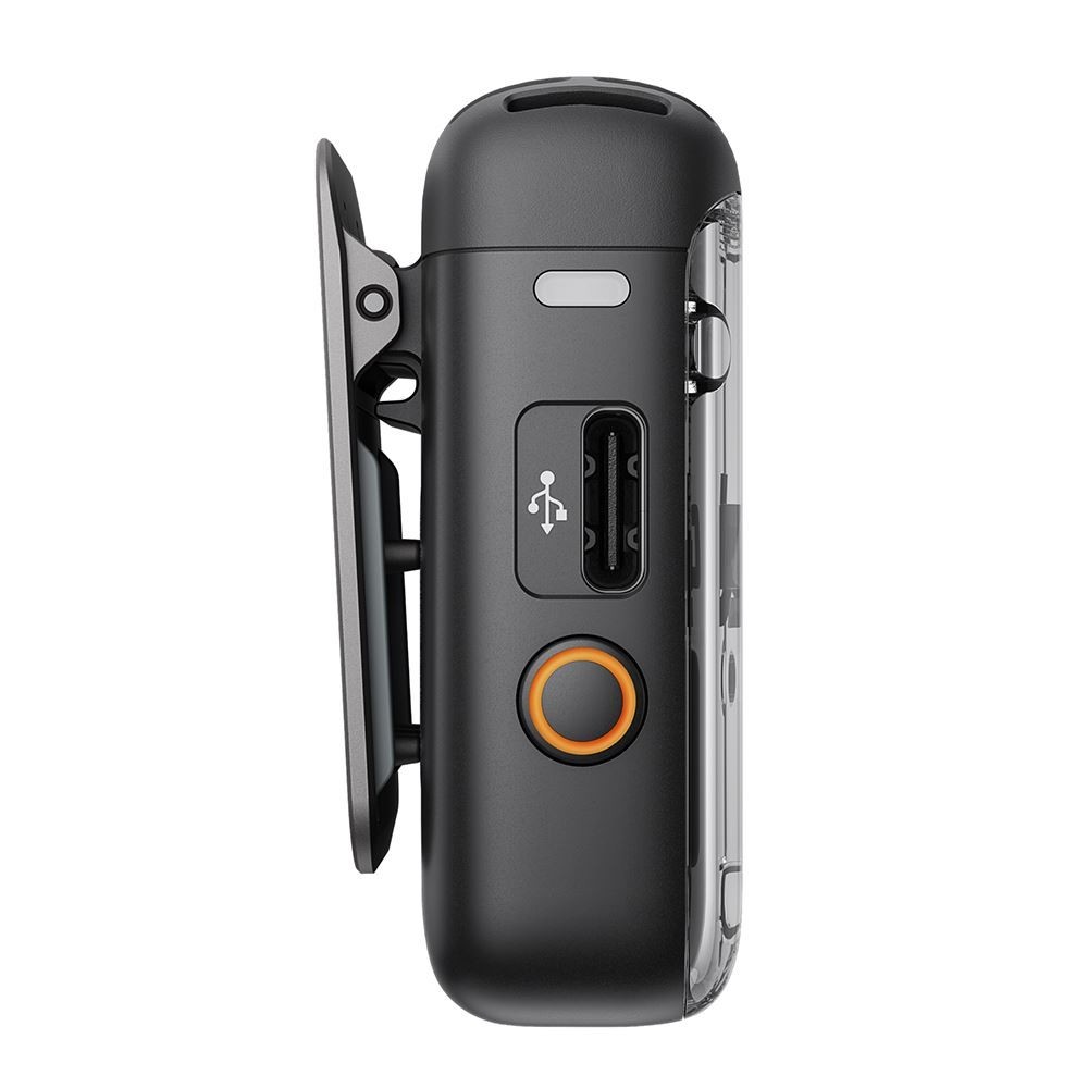 DJI Mic 2 Transmitter (Shadow Black), Wireless Microphone with Intelligent Noise