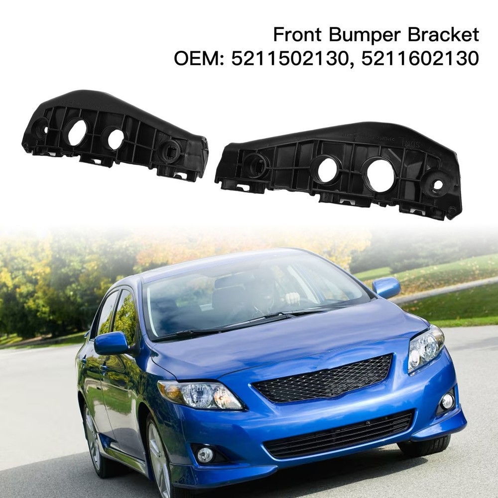 2 Accurate Front Bumper Mounting Support Bracket For 2009-20 AMUK