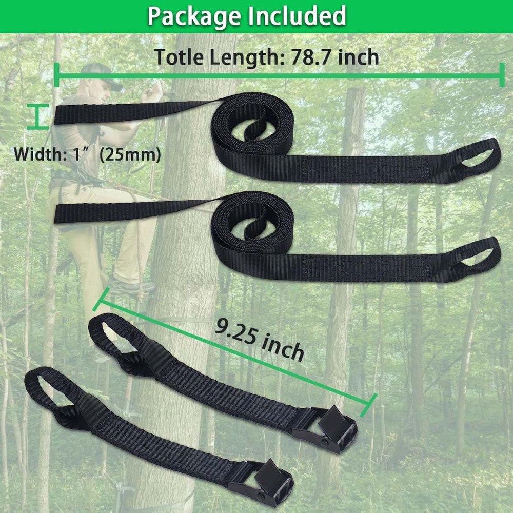 Climbing Stick Straps, Tree Stand Strap, Climbing Steps Replacement Strap, Climb