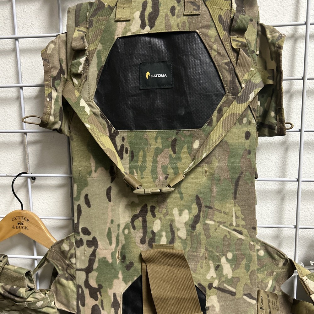 CATOMA Switchblade MOLLE Panel Multicam with Voile Load Straps &EXTRA Pouches