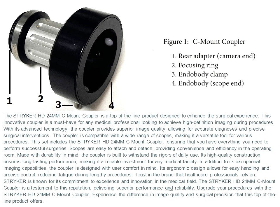 Rigid Endoscope Endoscopy HD USB Camera Head+LED Light Source+App for Stryker