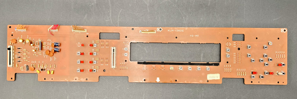 KORG KLM-1262C YG-M1 PANEL SWITCH BOARD M1 SYNTHESIZER