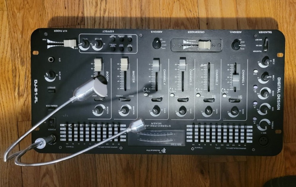 Technical Pro DJ Mixer Digital Design