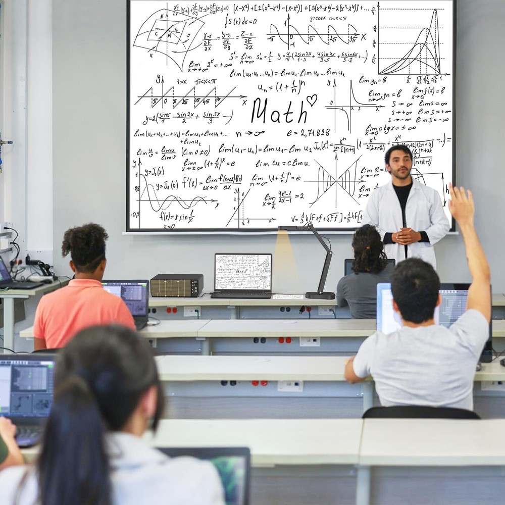 Thustar 8mp Document Camera & Webcam 4k With Dual Microphones Usb Visualiser A3s