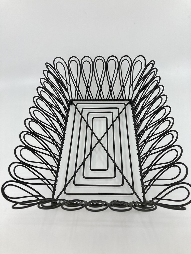 Rectangular metal basket 13.5”x9.5”x4”