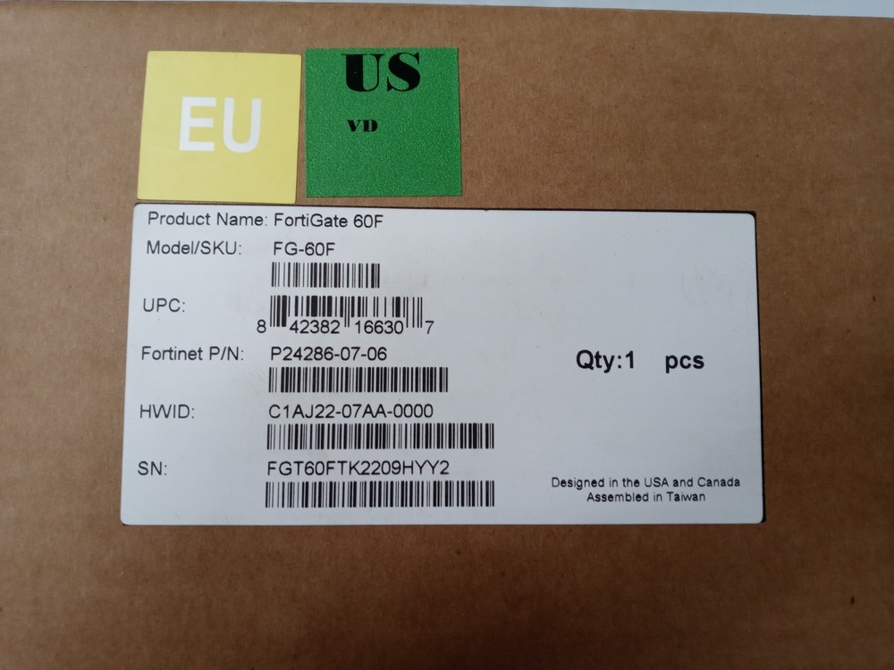 Fortinet FortiGate-60F Network Security Firewall