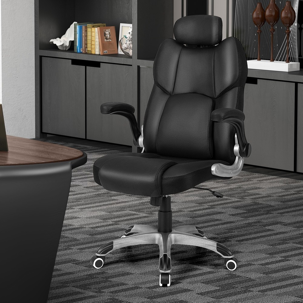 Executive Office Chair w/2 Message Selections Adjustable Headrest Remote Control