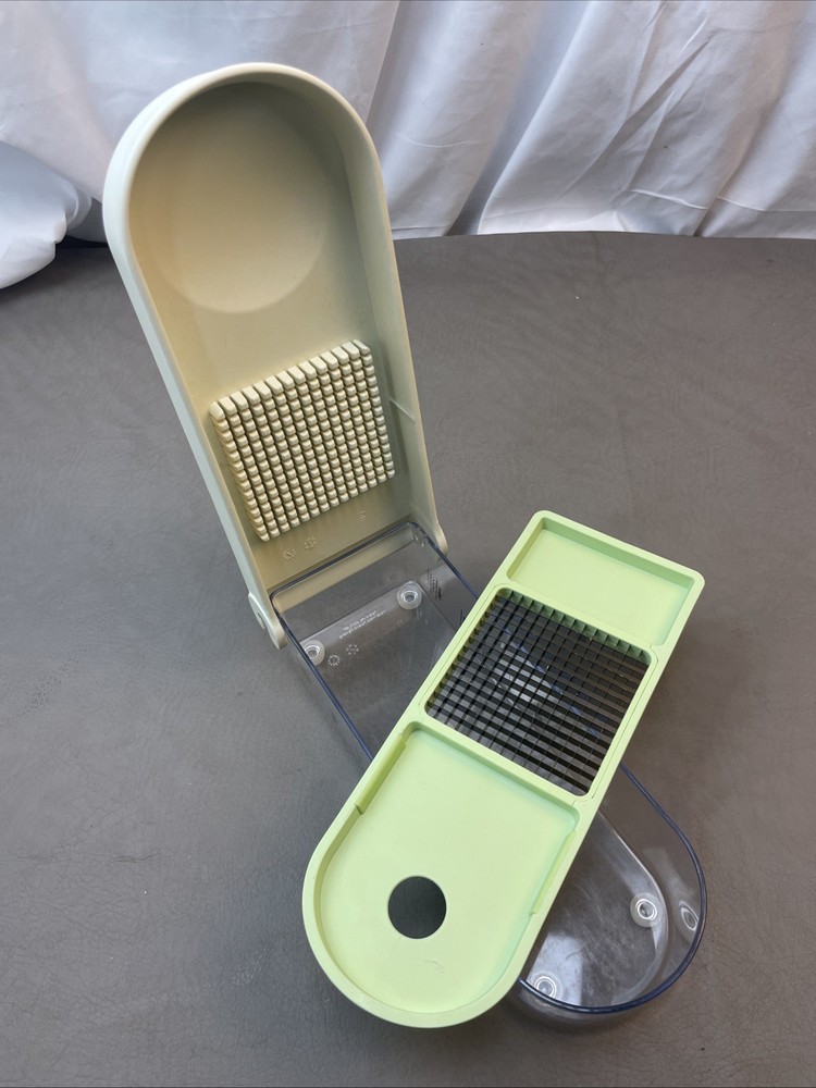 PROGRESSIVE 2 Blade Veggie Fruit Chopper & Dicer with 2 Cup Measuring Container