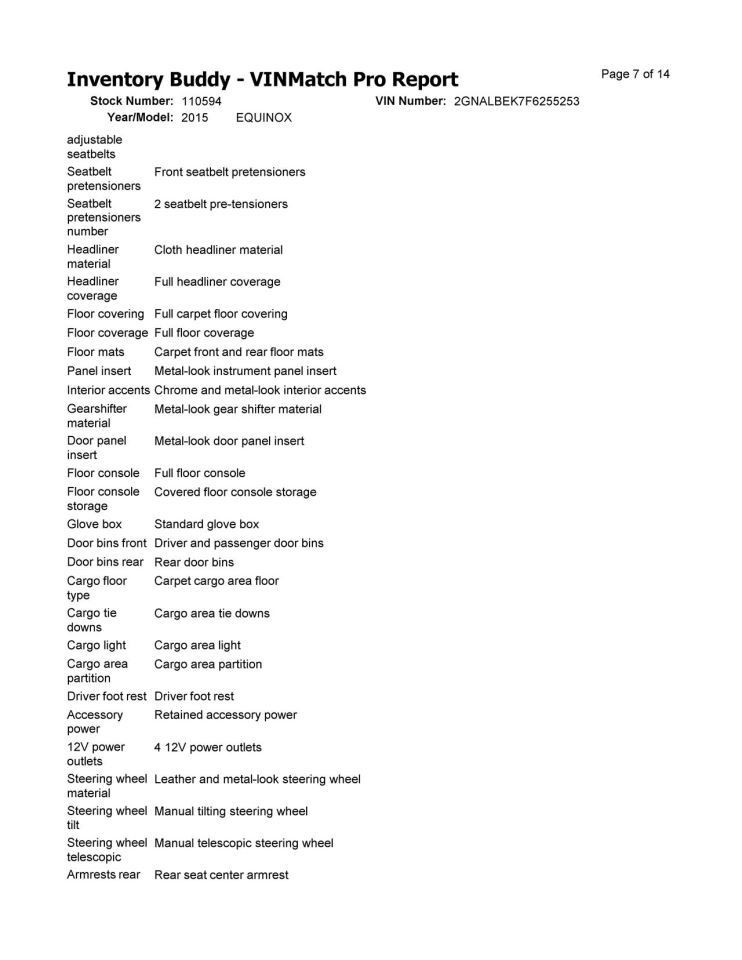 Dash Panel Fits 10-17 EQUINOX 10323842