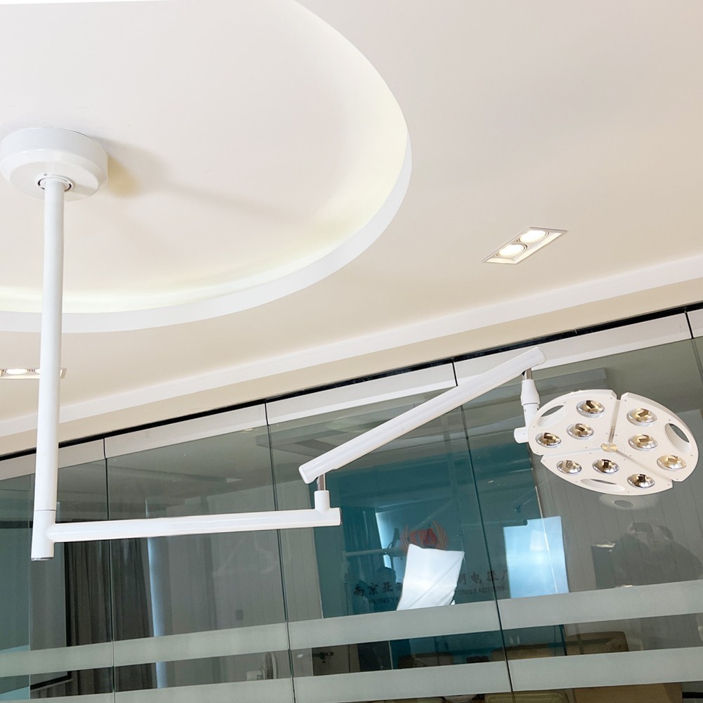 KWS 90W Dental LED Shadowless Surgical Light Ceiling Mounted Veterinary ExamLamp