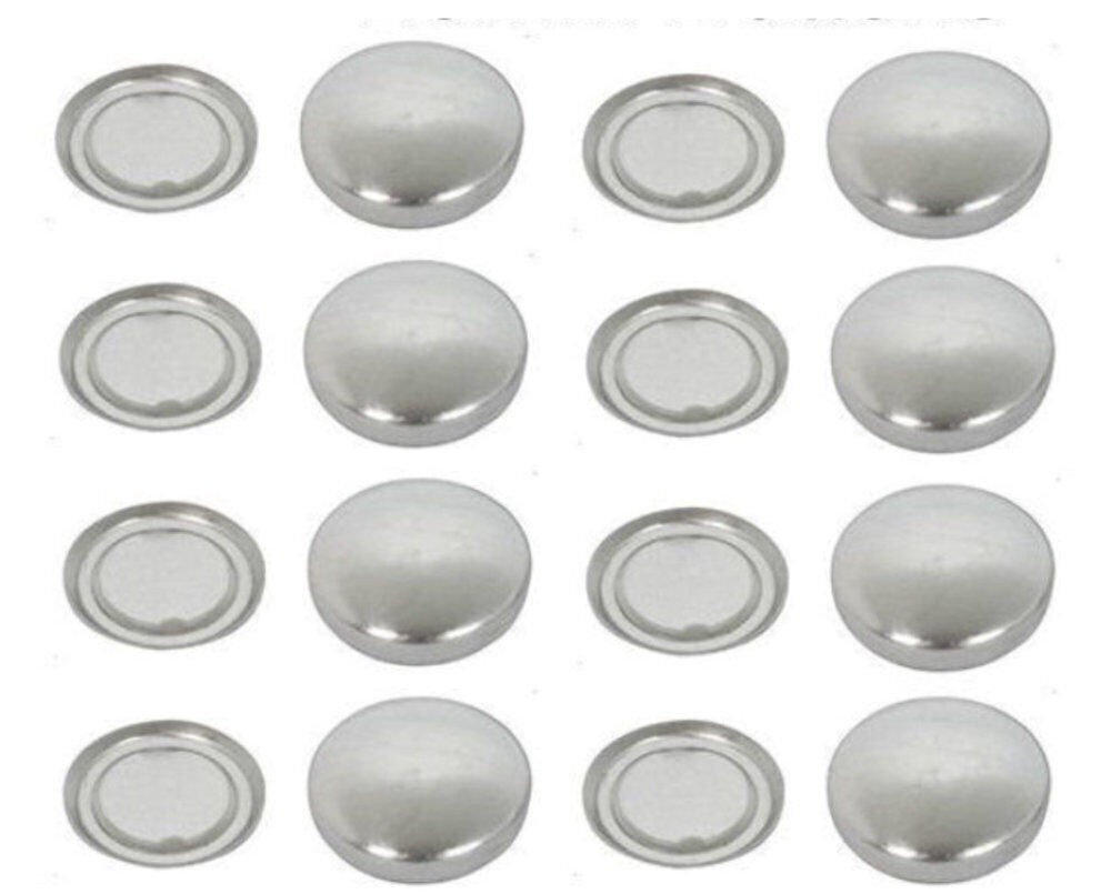 100 x 15mm Concave Flatbacks - with Button Making Tool