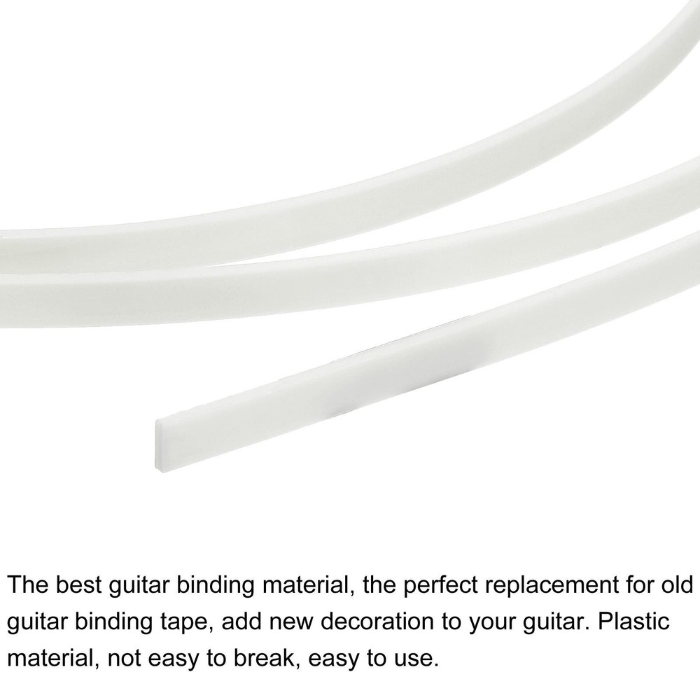 2pcs Plastic Binding Purfling Strip Guitar Binding Edge Trim