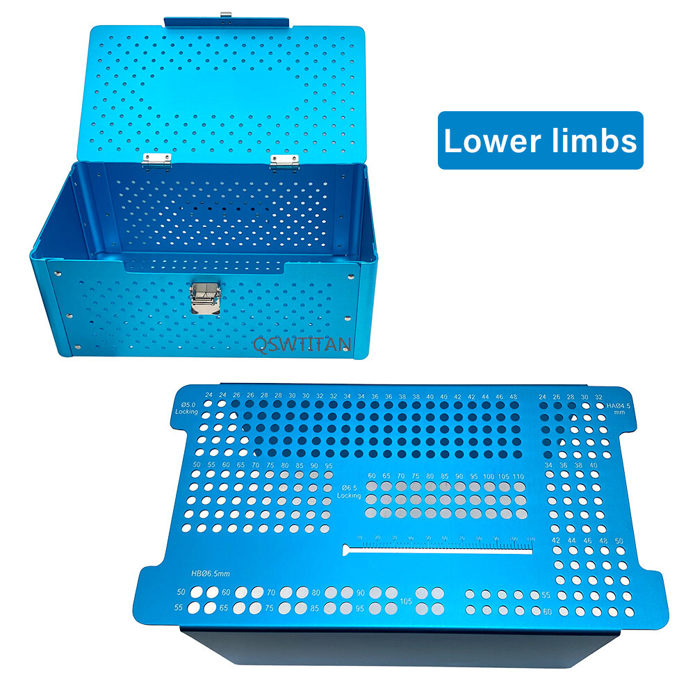 Upper Lower Limb Locking Bone Screw Box Aluminous Bone Nail Placement Case 1pc