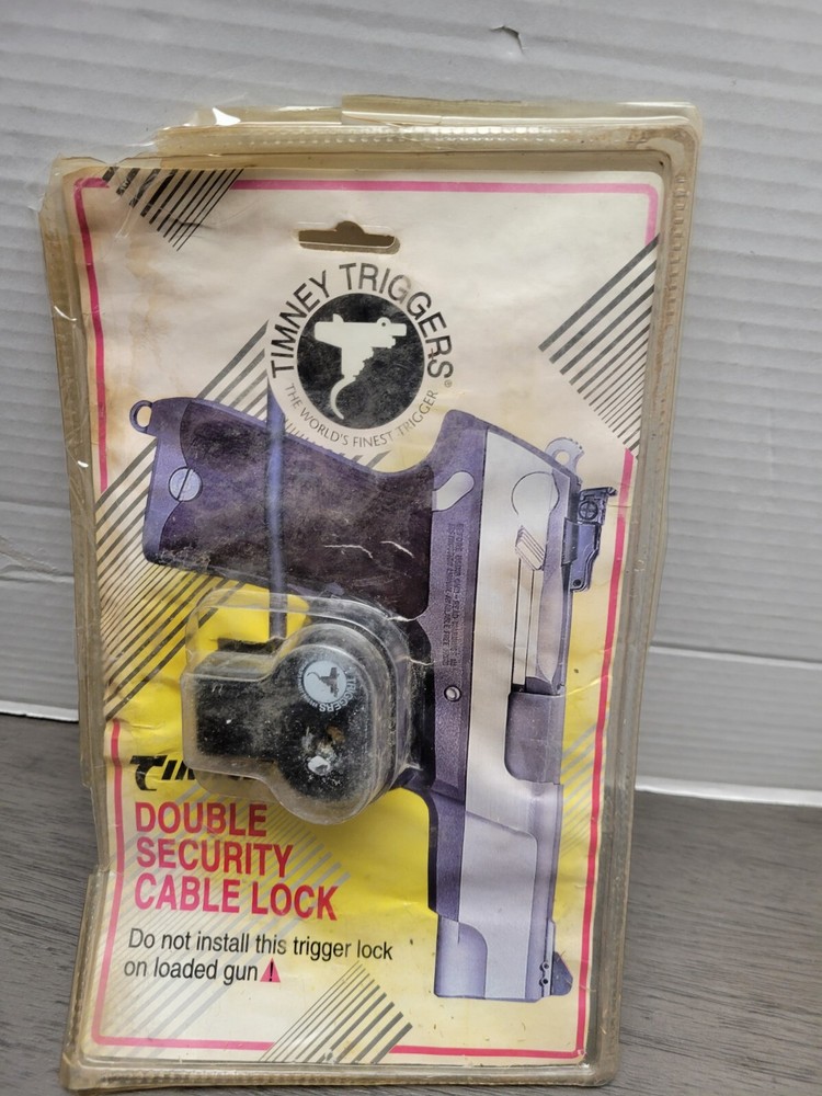 Timney Triggers Double Security Cable Gun Lock Trigger Lock Unopened