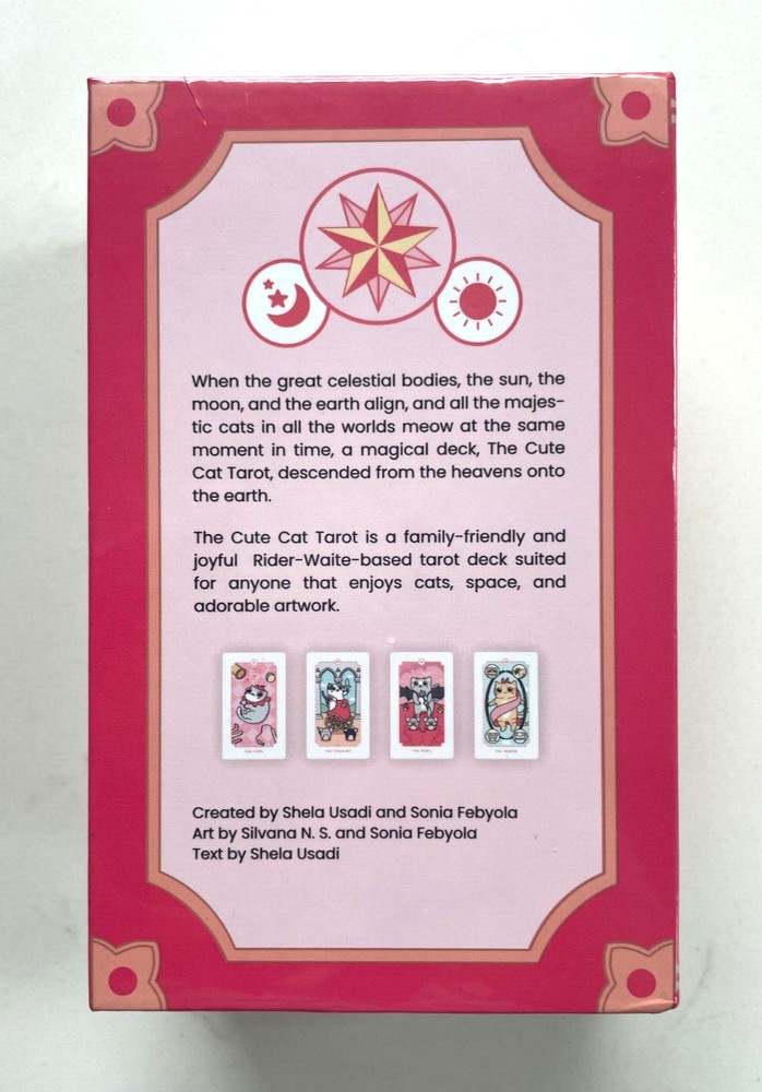 Cute Cat Tarot The Cat Oracle Deck Kickstarter Sealed New cards OOP