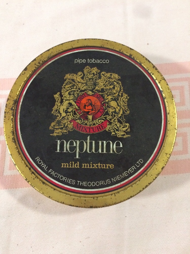Neptune brand vintage tin box