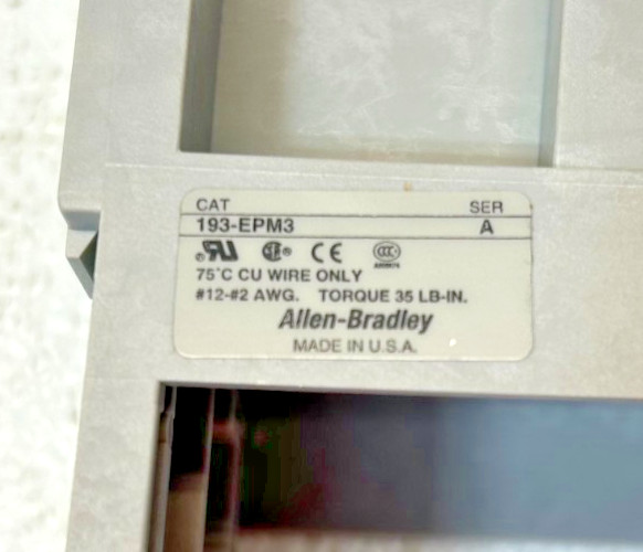 Allen-Bradley 193-EPM3 SER A DIN Rail/Panel-Adapter
