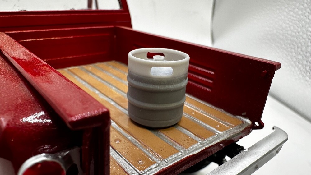 2. 1/25 scale beer kegs