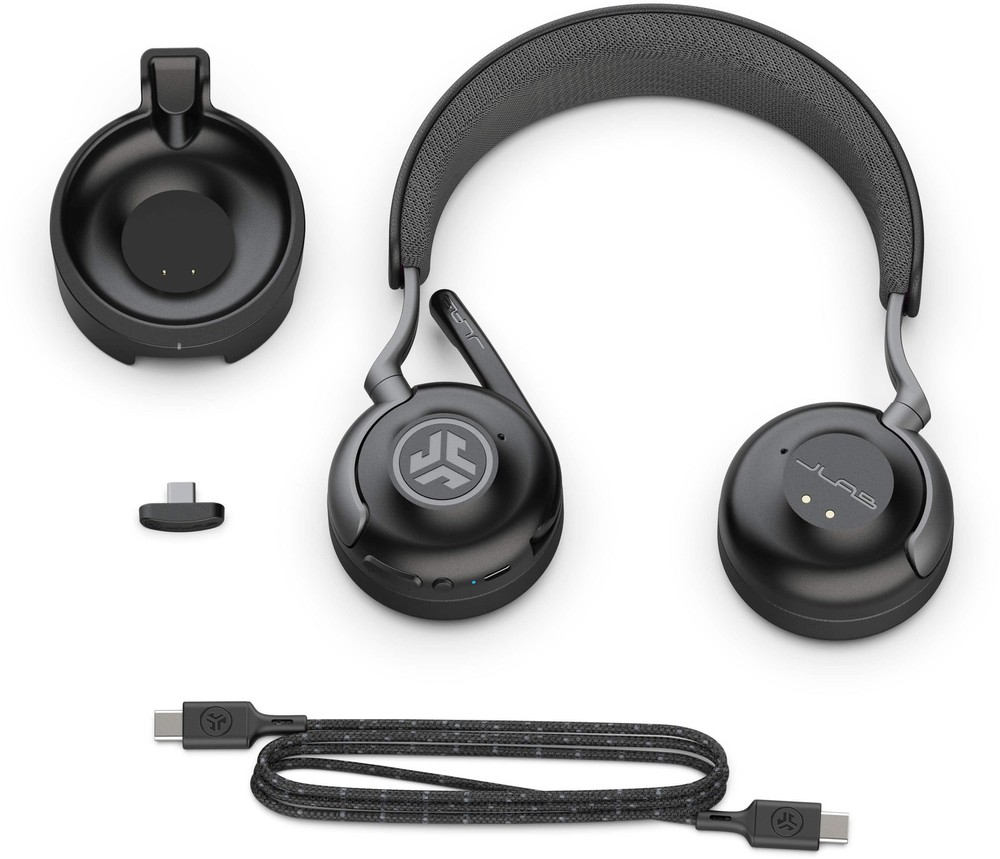 JLab - Epic Work ANC Wireless On-Ear Headset - Graphite
