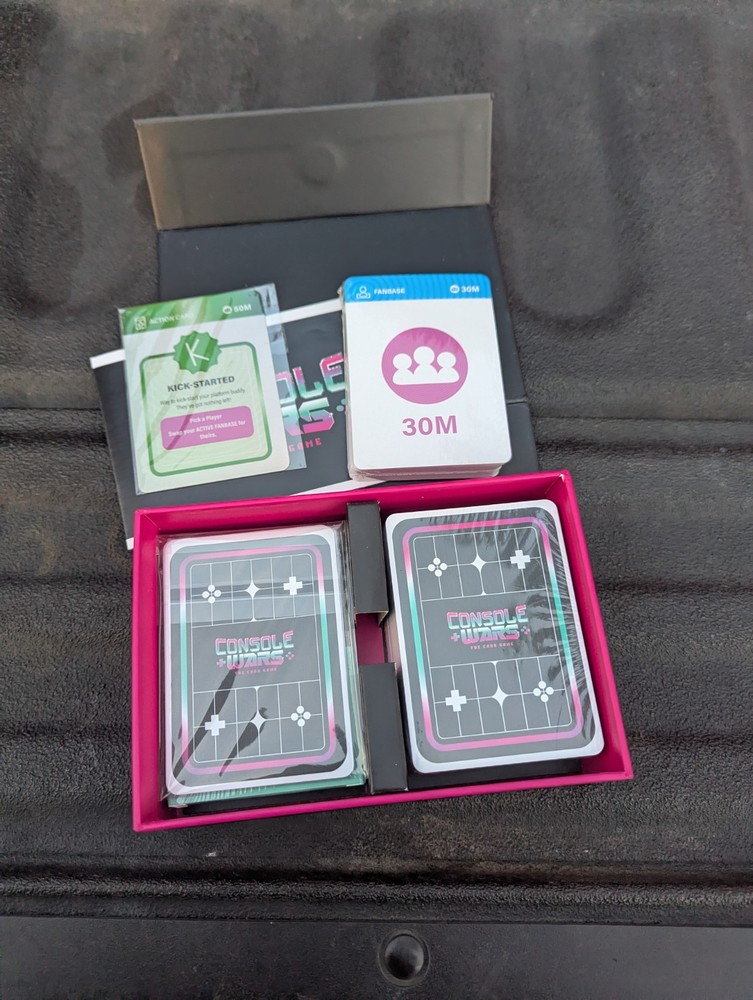 CONSOLE WARS THE CARD GAME CONSOLE WARRIOR EDITION